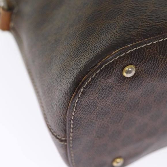 CELINE Macadam Canvas Hand Bag PVC 2way Brown Auth 75627 - Picture 14 of 16